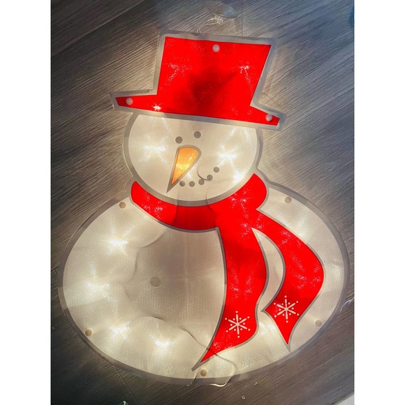 Lighted Snowman 17 inch Indoor / Outdoor - Picture 2 of 6